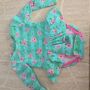 Super cute watermelon swimsuit!